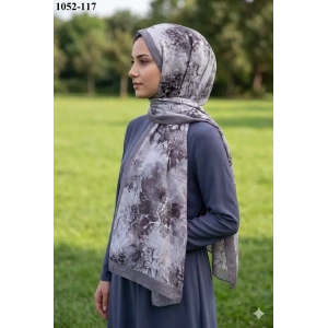 Moon Scarf Bambu Kraş Pamuk Şal (Vizon) 1052-117
