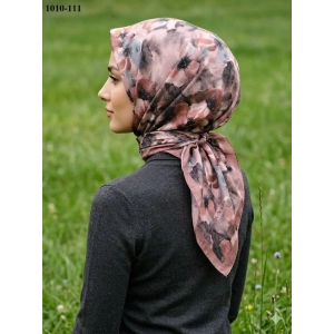Moon Scarf Desenli Bambu Pamuk Eşarp 1010-111
