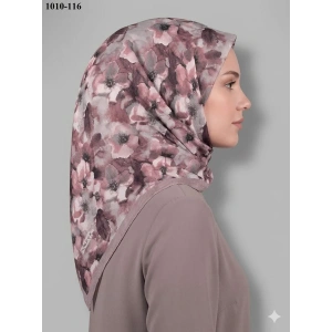 Moon Scarf Desenli Bambu Pamuk Eşarp 1010-116
