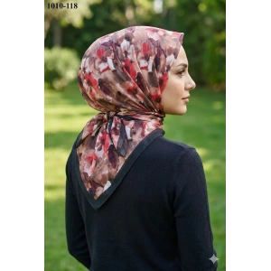 Moon Scarf Desenli Bambu Pamuk Eşarp 1010-118