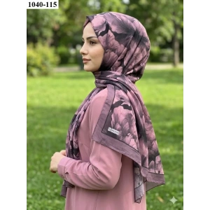 Moon Scarf Soft Pamuk Şal (Gül Kurusu) 1040-115