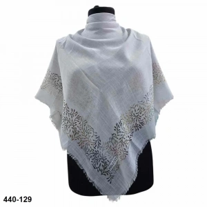 Polo İst Desenli Flamlı Eşarp 440-129