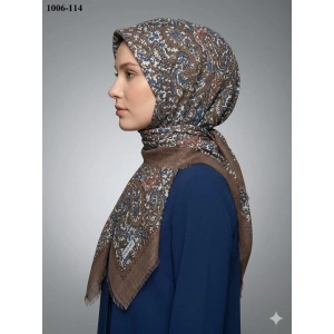 Polo İst Desenli Flamlı Pamuk Eşarp 1006-114