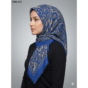 Polo İst Desenli Flamlı Pamuk Eşarp 1006-115