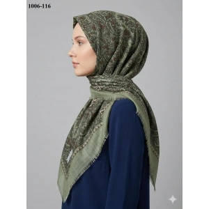 Polo İst Desenli Flamlı Pamuk Eşarp 1006-116