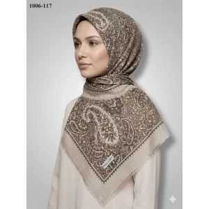 Polo İst Desenli Flamlı Pamuk Eşarp 1006-117