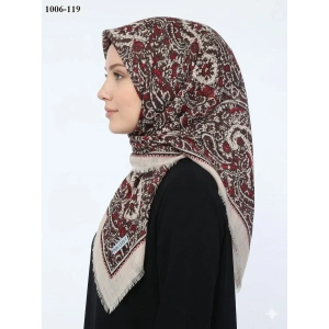 Polo İst Desenli Flamlı Pamuk Eşarp 1006-119