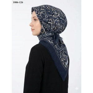 Polo İst Desenli Flamlı Pamuk Eşarp 1006-126