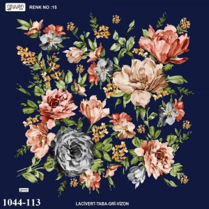 Reyyan İpek Desenli Oyalık Yazma 1044-113