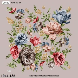 Reyyan İpek Desenli Oyalık Yazma 1044-136