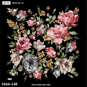 Reyyan İpek Desenli Oyalık Yazma 1044-148