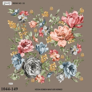 Reyyan İpek Desenli Oyalık Yazma 1044-149