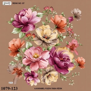 Reyyan İpek Desenli Oyalık Yazma 1079-123