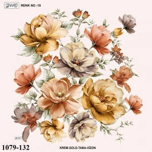 Reyyan İpek Desenli Oyalık Yazma 1079-132