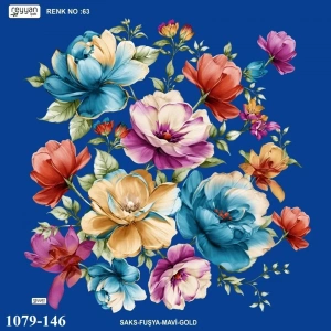 Reyyan İpek Desenli Oyalık Yazma 1079-146