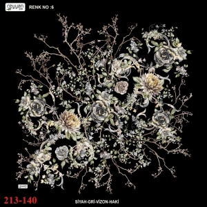 Reyyan İpek Desenli Oyalık Yazma 213-140