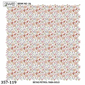 Reyyan İpek Desenli Oyalık Yazma 357-119