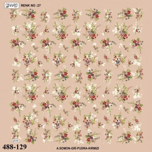 Reyyan İpek Desenli Oyalık Yazma 488-129