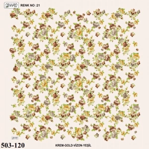Reyyan İpek Desenli Oyalık Yazma 503-120