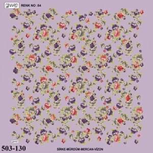 Reyyan İpek Desenli Oyalık Yazma 503-130