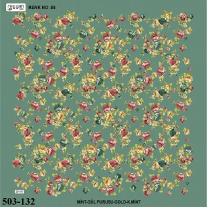Reyyan İpek Desenli Oyalık Yazma 503-132