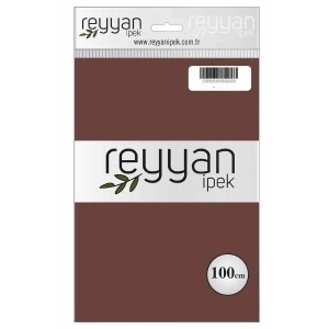 Reyyan İpek Düz Renk Oyalık Yazma 137- karamel