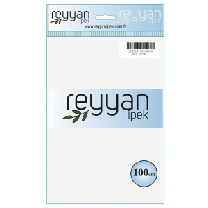 Reyyan İpek Düz Renk Oyalık Yazma reyyan-001 (beyaz)