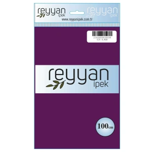 Reyyan İpek Düz Renk Oyalık Yazma reyyan-028 (k. mor)