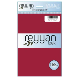 Reyyan İpek Düz Renk Oyalık Yazma reyyan-034 (K. Kırmızı)