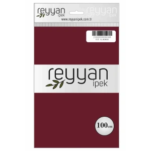 Reyyan İpek Düz Renk Oyalık Yazma reyyan-035 (k.bordo)