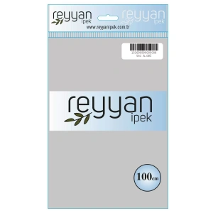 Reyyan İpek Düz Renk Oyalık Yazma reyyan-051 (açık gümüş gri)