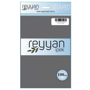 Reyyan İpek Düz Renk Oyalık Yazma reyyan-053 (k. gri)