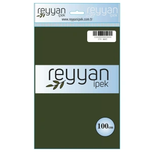 Reyyan İpek Düz Renk Oyalık Yazma reyyan-074 (k. haki)