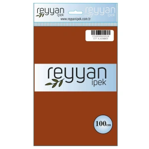 Reyyan İpek Düz Renk Oyalık Yazma reyyan-077 (k. kiremit-taba)