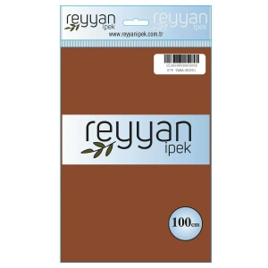 Reyyan İpek Düz Renk Oyalık Yazma reyyan-079 (koyu taba)
