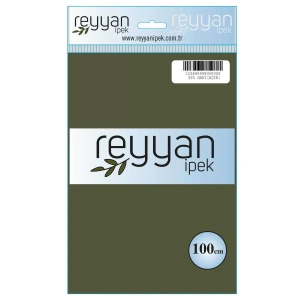 Reyyan İpek Düz Renk Oyalık Yazma reyyan-084 (haki açık)
