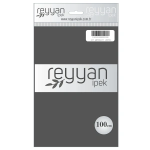 Reyyan İpek Düz Renk Oyalık Yazma reyyan-107 (Belis-Antrasit (Koyu)