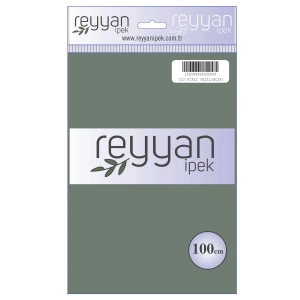 Reyyan İpek Düz Renk Oyalık Yazma reyyan-122 (kirli yeşil açık)