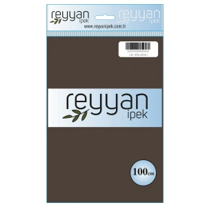 Reyyan İpek Düz Renk Oyalık Yazma reyyan-136 (kül koyu-capucino)