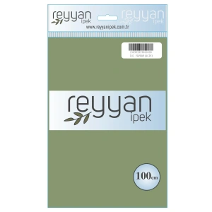 Reyyan İpek Düz Renk Oyalık Yazma reyyan-141 (ada çayı yaprak açık)