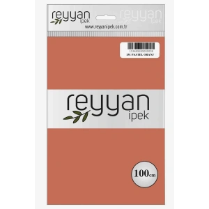 Reyyan İpek Düz Renk Oyalık Yazma reyyan-151 (pastel oranj)