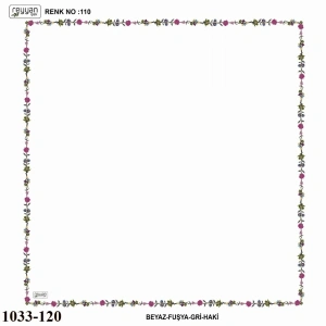 Reyyan İpek İçi Boş Desenli Oyalık Yazma 1033-120