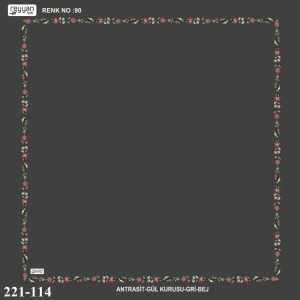 Reyyan İpek İçi Boş Desenli Oyalık Yazma 221-114