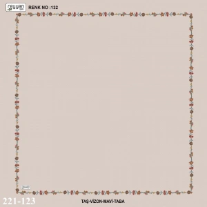 Reyyan İpek İçi Boş Desenli Oyalık Yazma 221-123