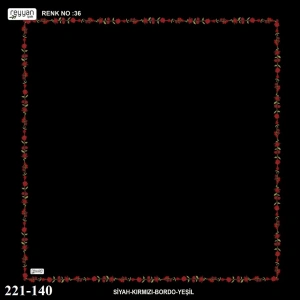 Reyyan İpek İçi Boş Desenli Oyalık Yazma 221-140
