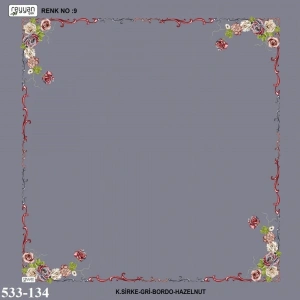 Reyyan İpek İçi Boş Desenli Oyalık Yazma 533-134