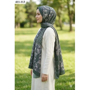 Soft İpek Etnik Desen Soft Şal 411-113