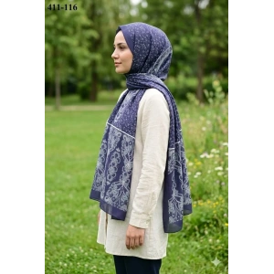 Soft İpek Etnik Desen Soft Şal 411-116