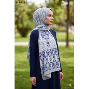 Soft İpek Etnik Desen Soft Şal 411-118