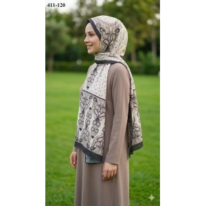Soft İpek Etnik Desen Soft Şal 411-120
